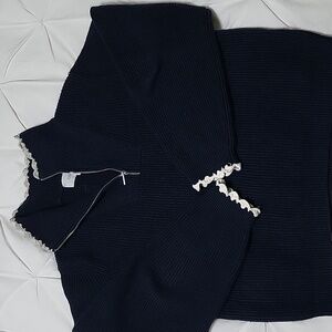 Ba&sh 1/4 zip wool jumper